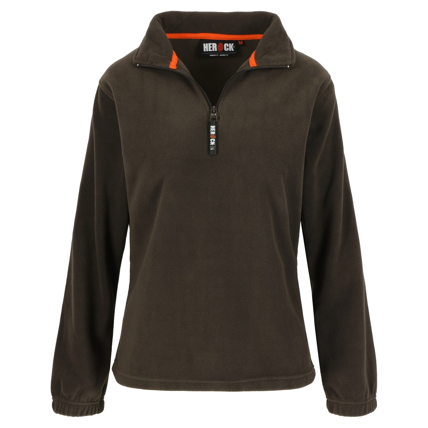Herock Aurora fleece sweater dames in de kleur bruin