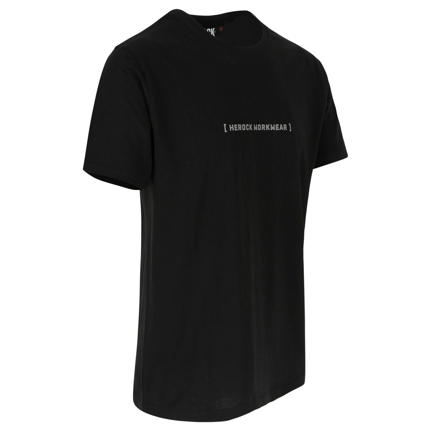 Herock Khabor T-shirt in zwart, voorkant met logo.