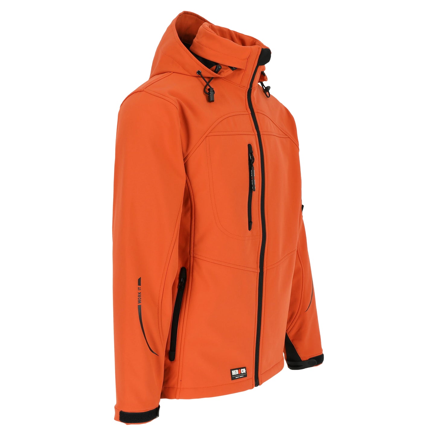 Herock Poseidon softshell vest in de kleur oranje