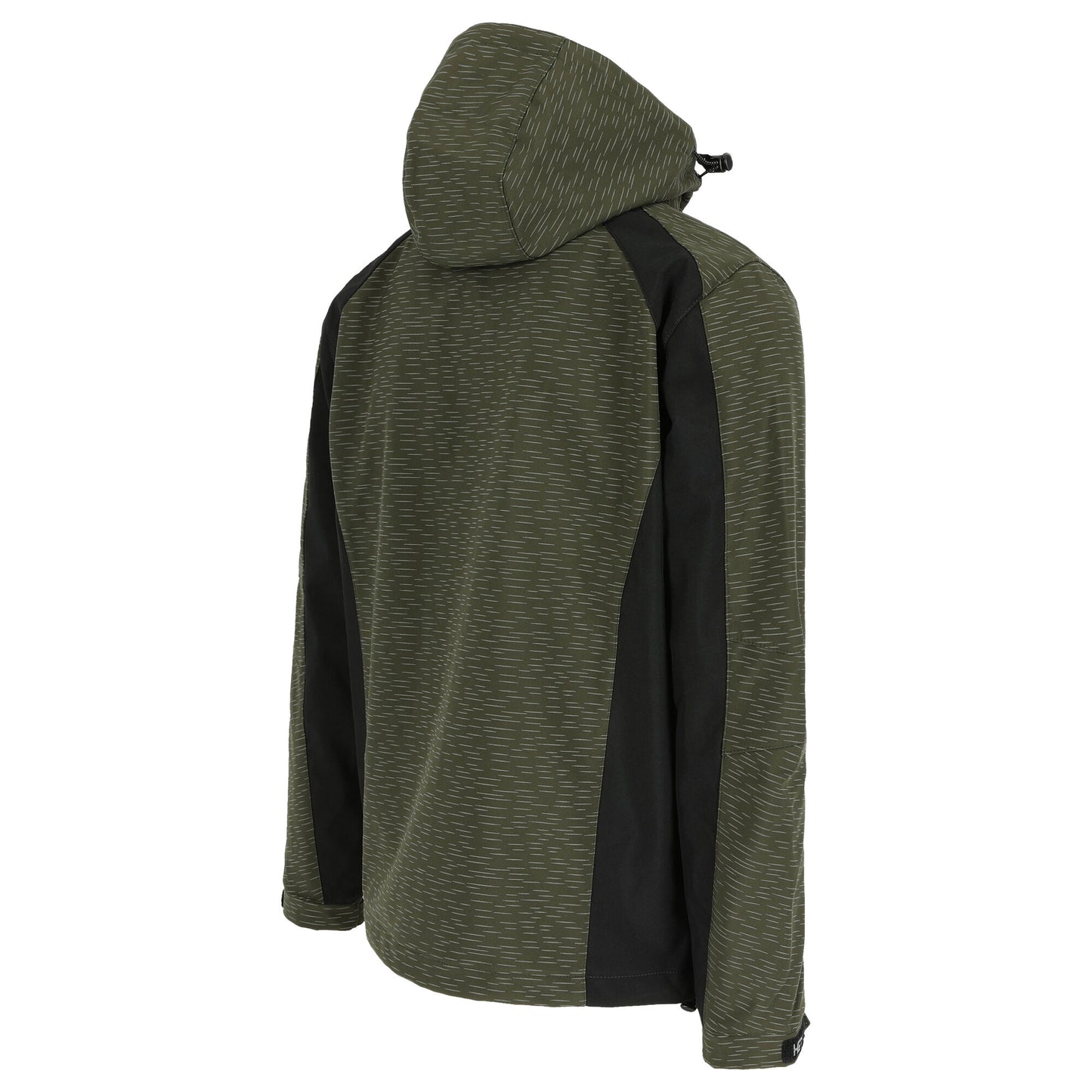 Herock Flexor Softshell vest reflectered khaki achterkant rechts