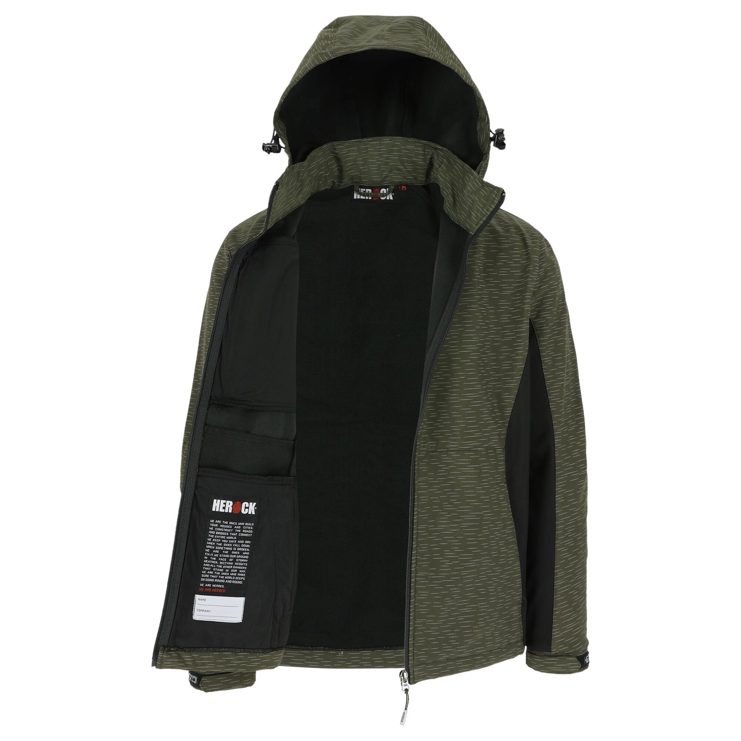 Herock Flexor Softshell vest reflectered khaki