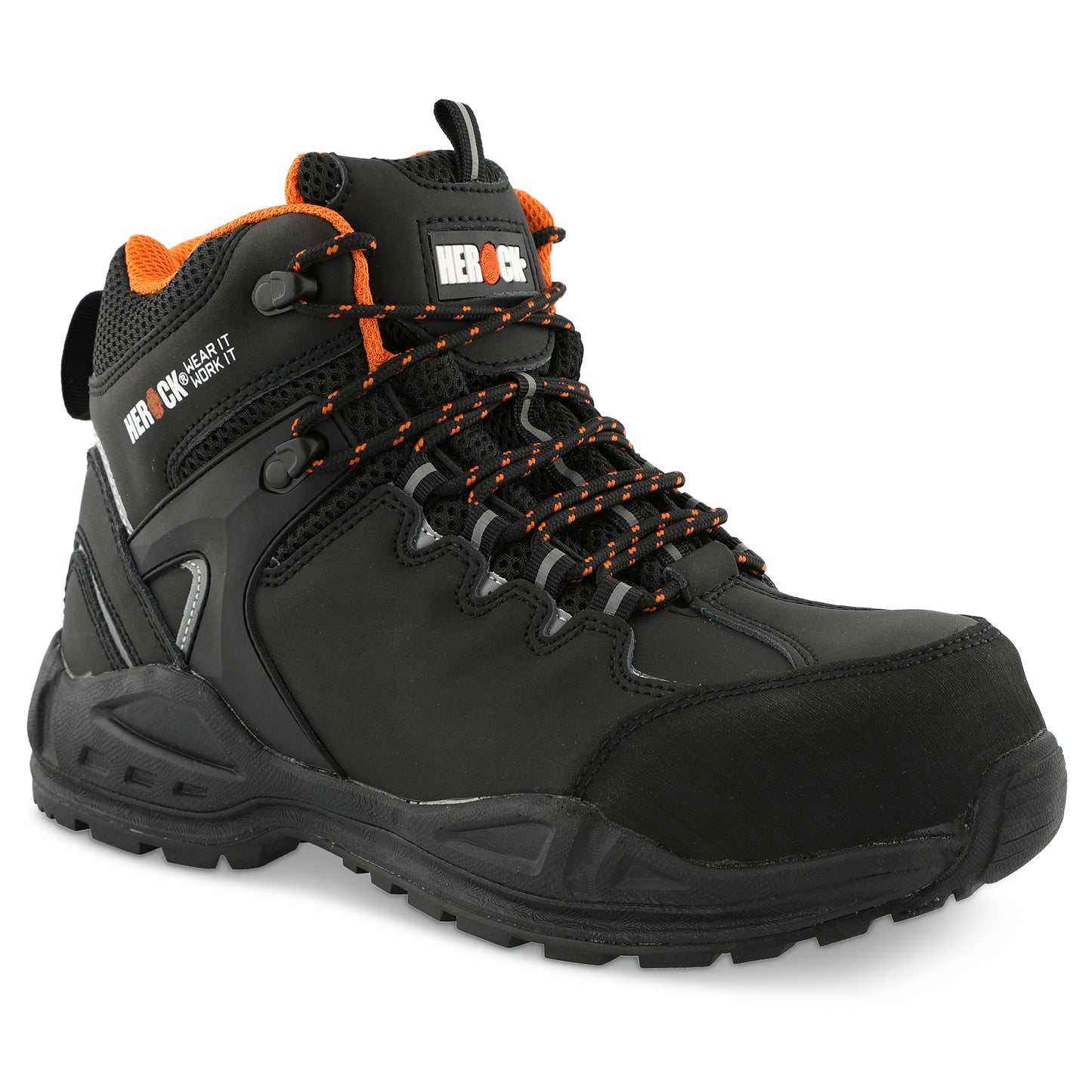 Herock Gigantes High Compo S3 schoenen in de kleur zwart