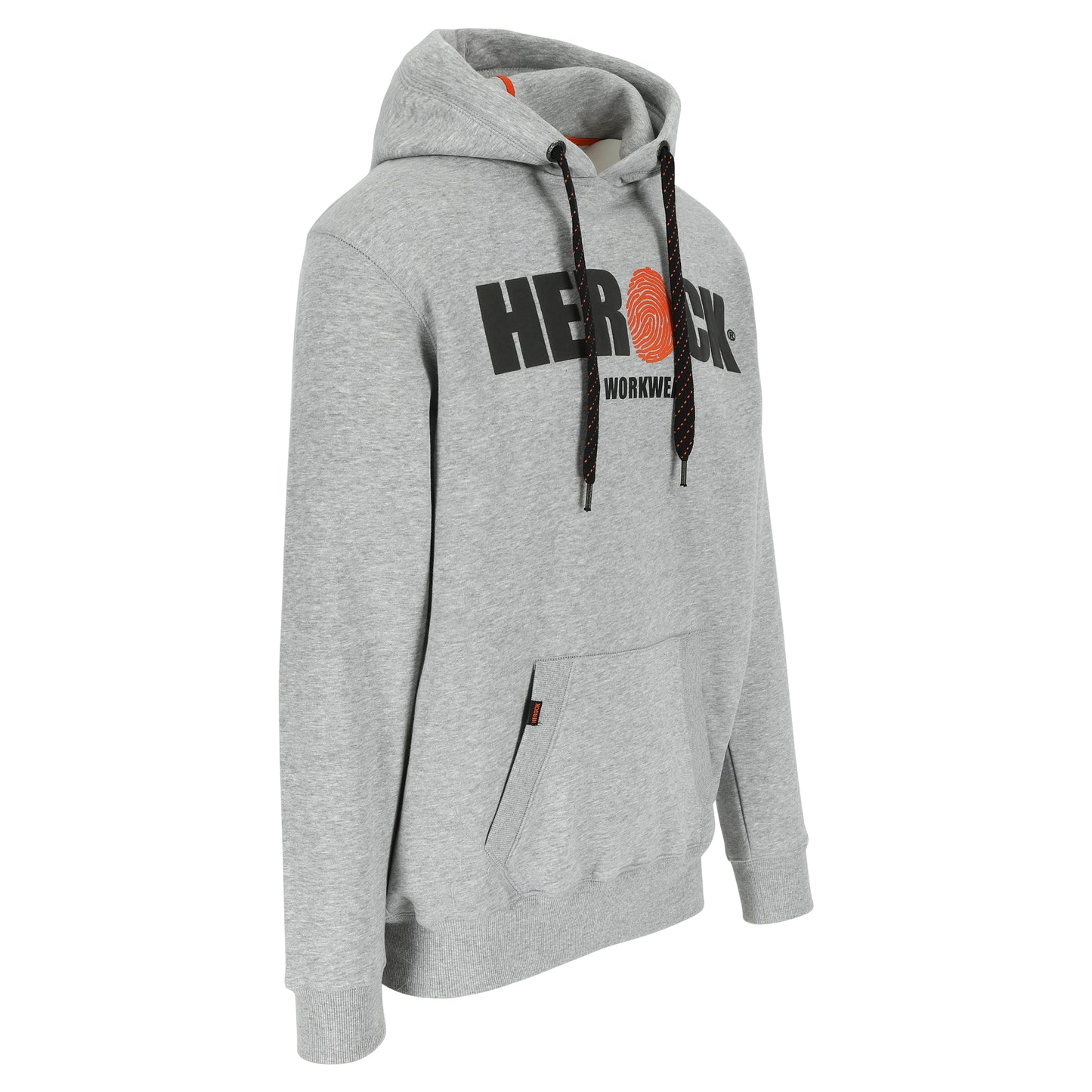 Herock Hero sweater met kap in de kleur licht heather grijs