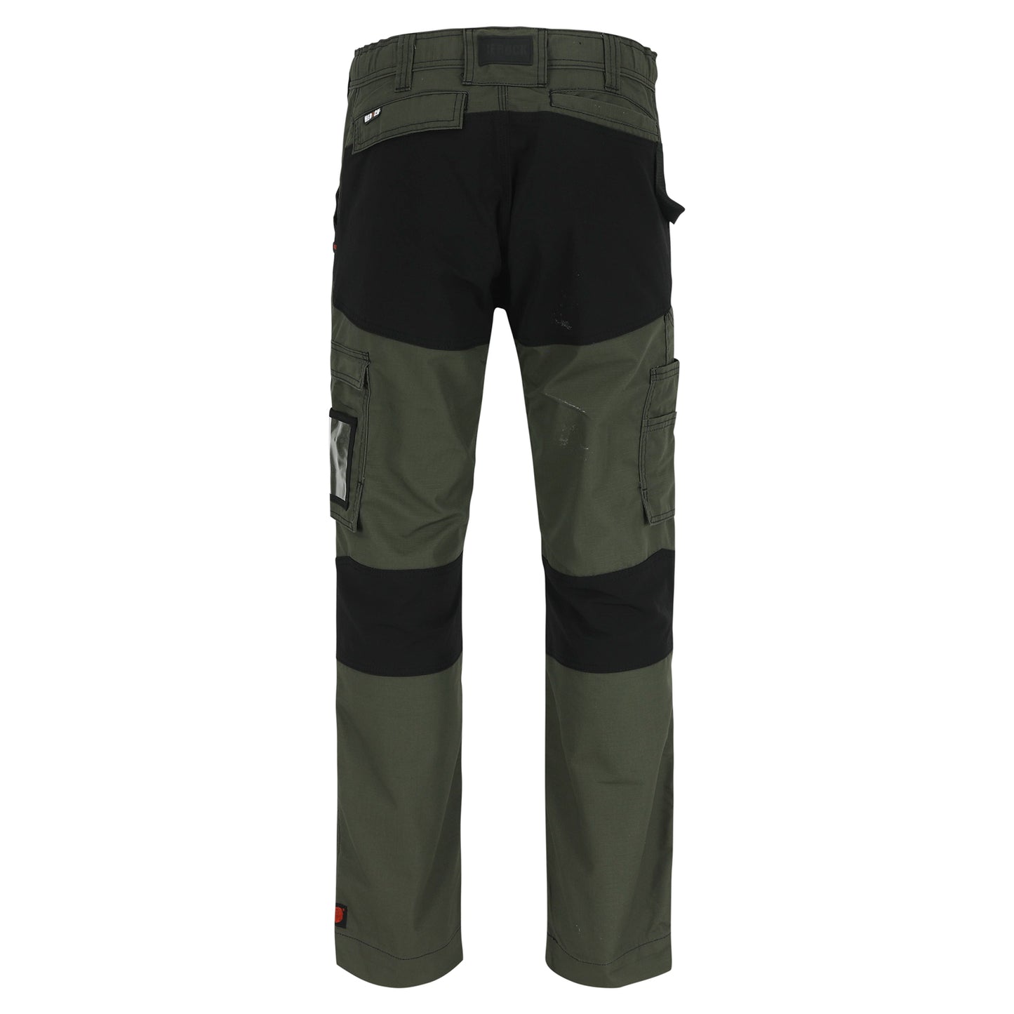 Herock Hector duurzame stretch werkbroek met gereedschapszakken en kniezakken in Khaki