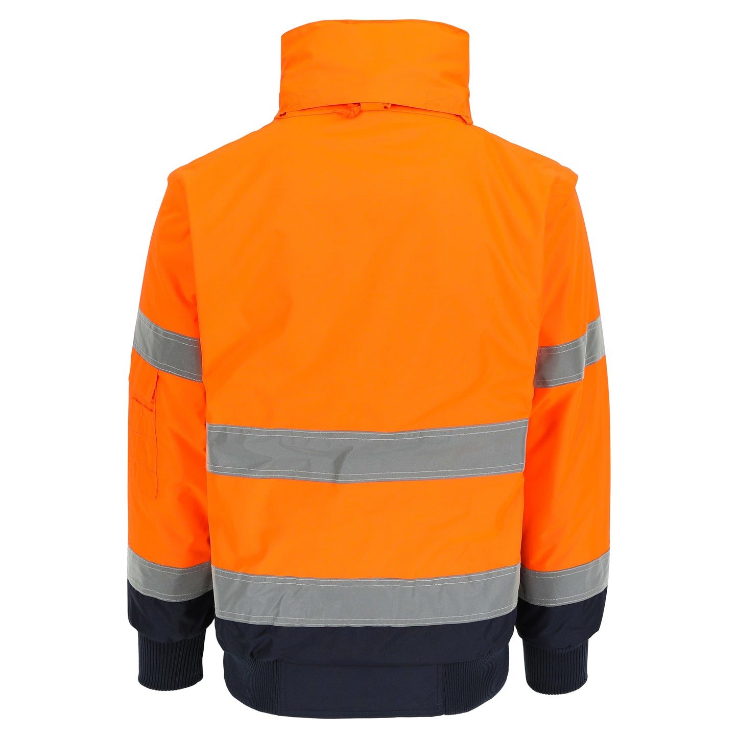 Herock Tarvos jas Hoge zichtbaarheid in de kleur oranje-marineblauw