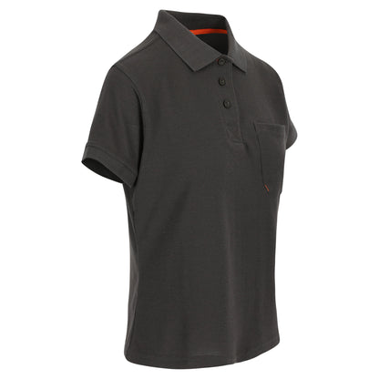 Herock Freya polo korte mouwen dames in de kleur grijs