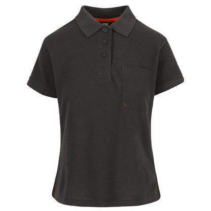 Herock Freya polo korte mouwen dames in de kleur grijs