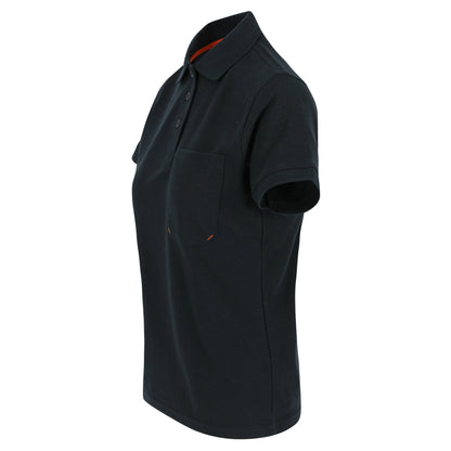 Herock Freya polo korte mouwen dames in de kleur marineblauw