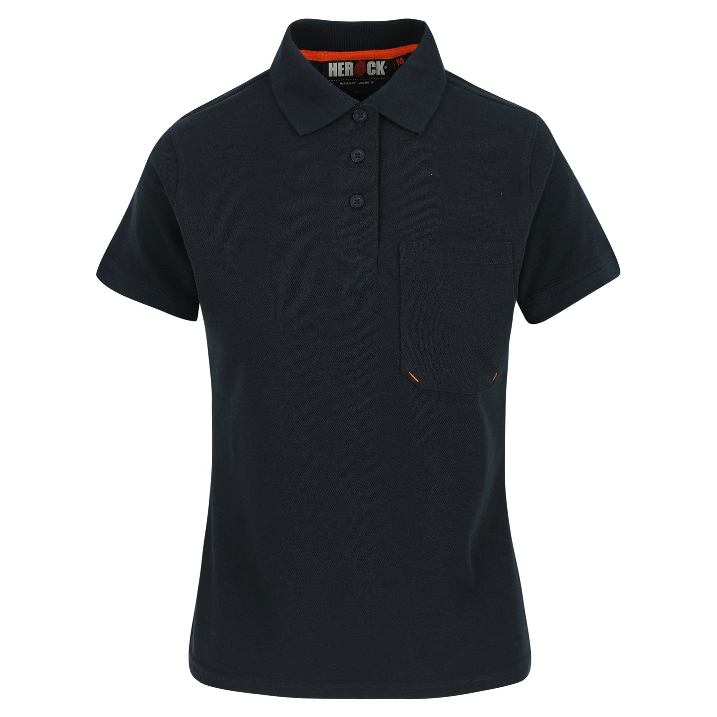Herock Freya polo korte mouwen dames in de kleur marineblauw