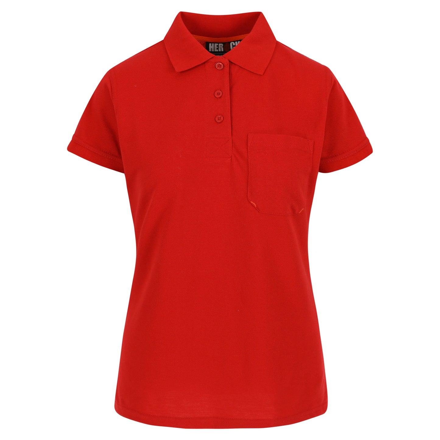 Herock Freya polo korte mouwen dames in de kleur rood