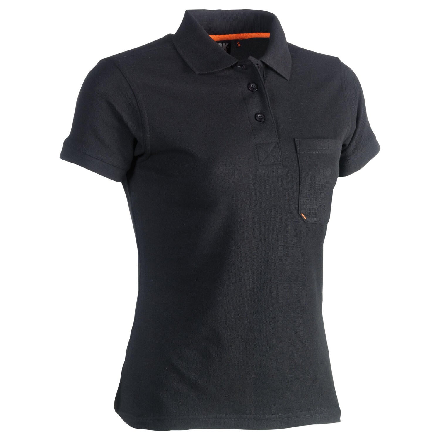 Herock Freya polo korte mouwen dames in de kleur zwart