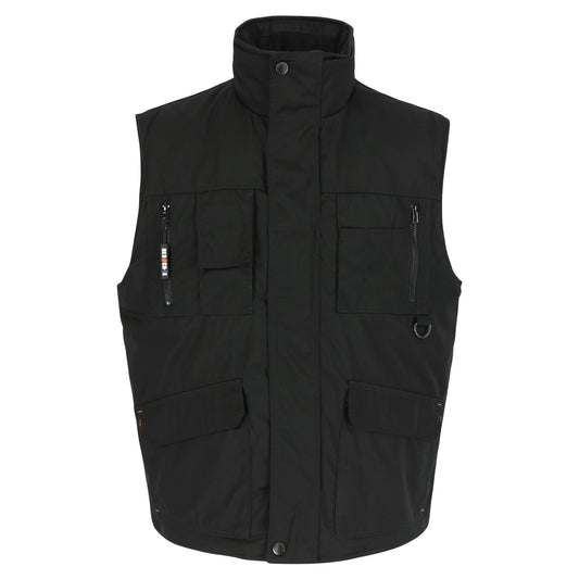 Herock Donar bodywarmer in de kleur zwart