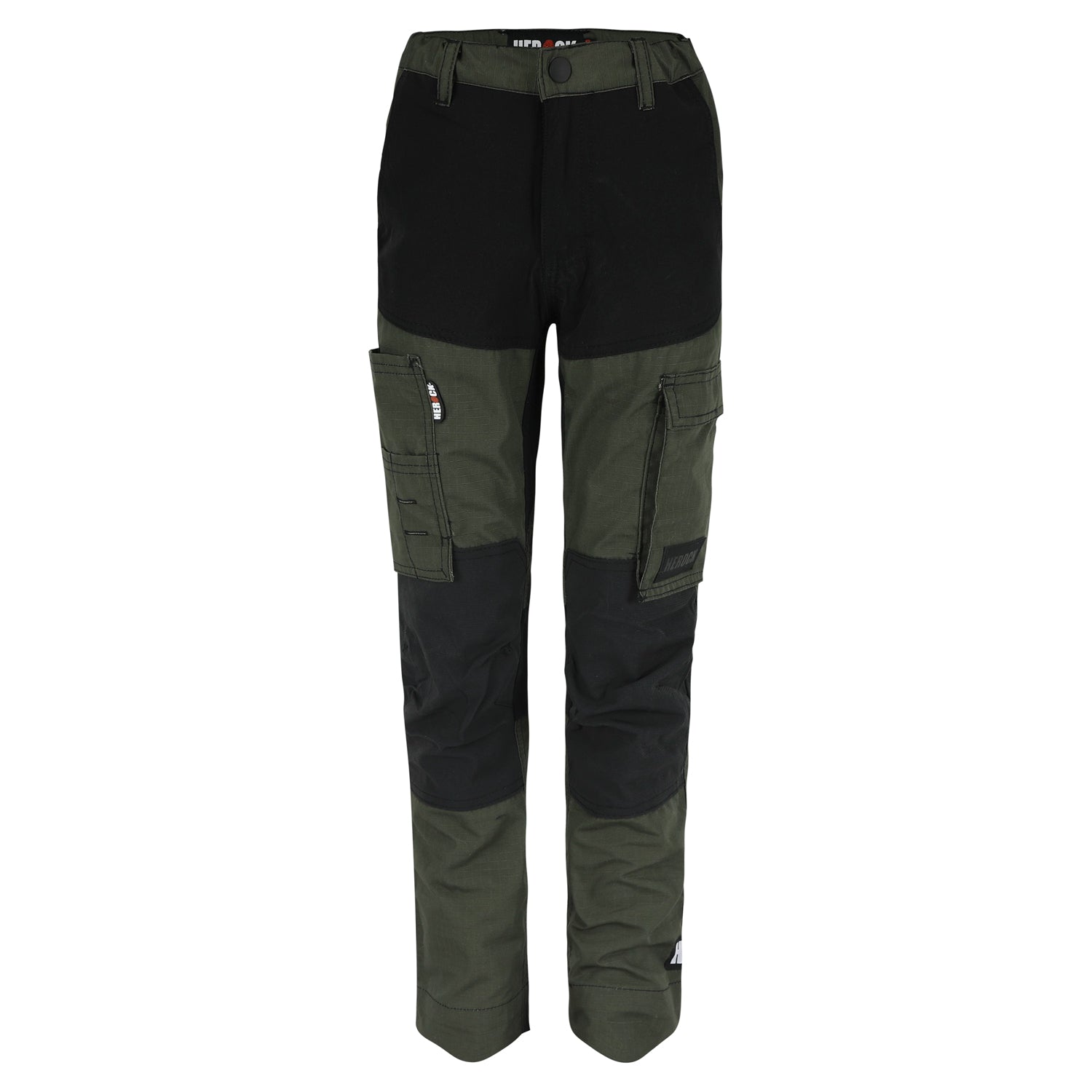 Herock Hector kids Stretch broek in de kleur donker khaki
