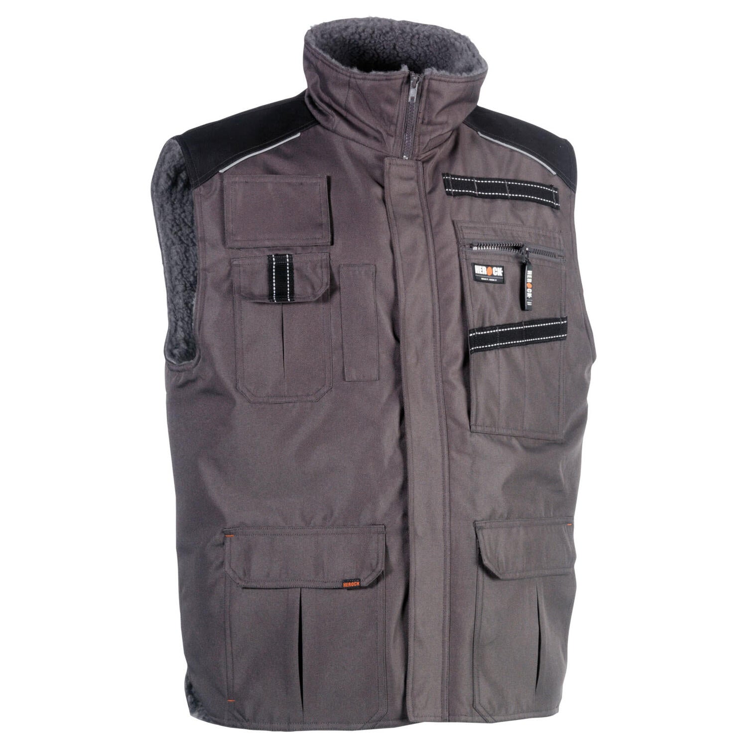 Herock Theseus bodywarmer in de kleur grijs