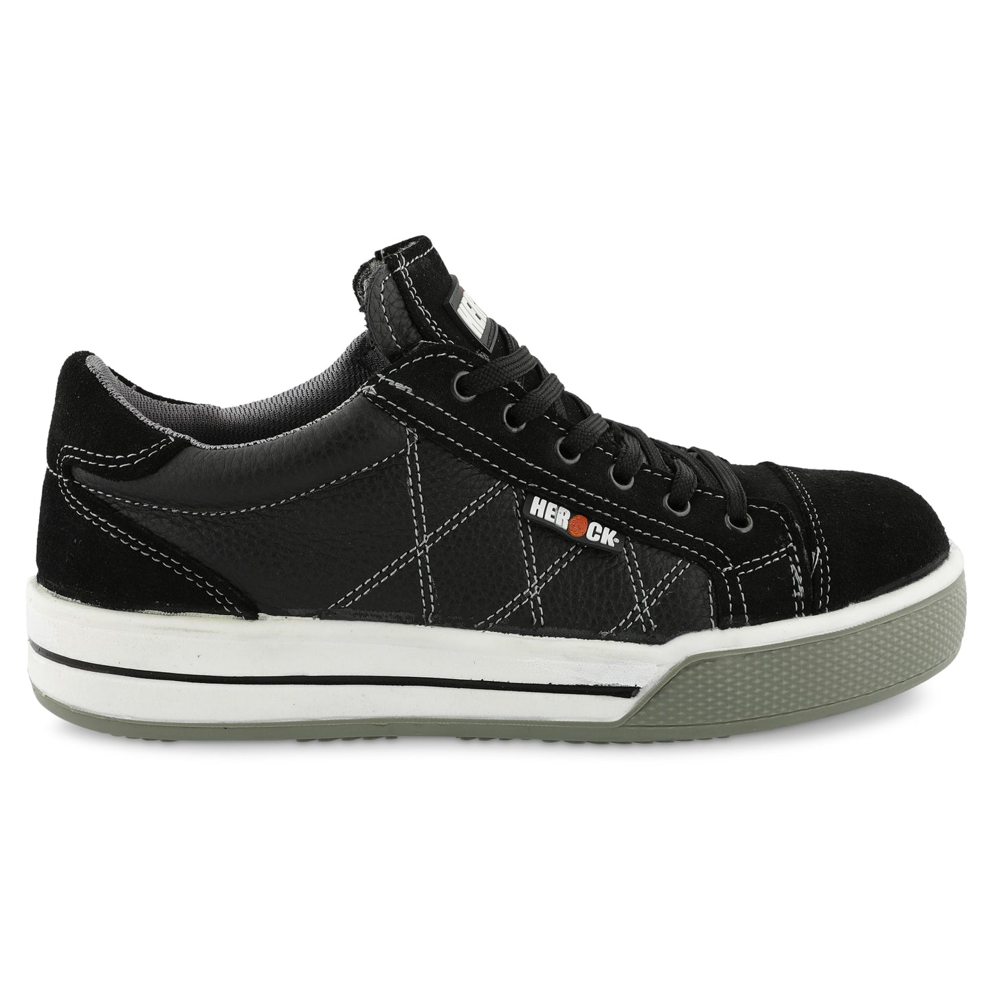 Herock Contrix Low S3 Sneakers in de kleur zwart