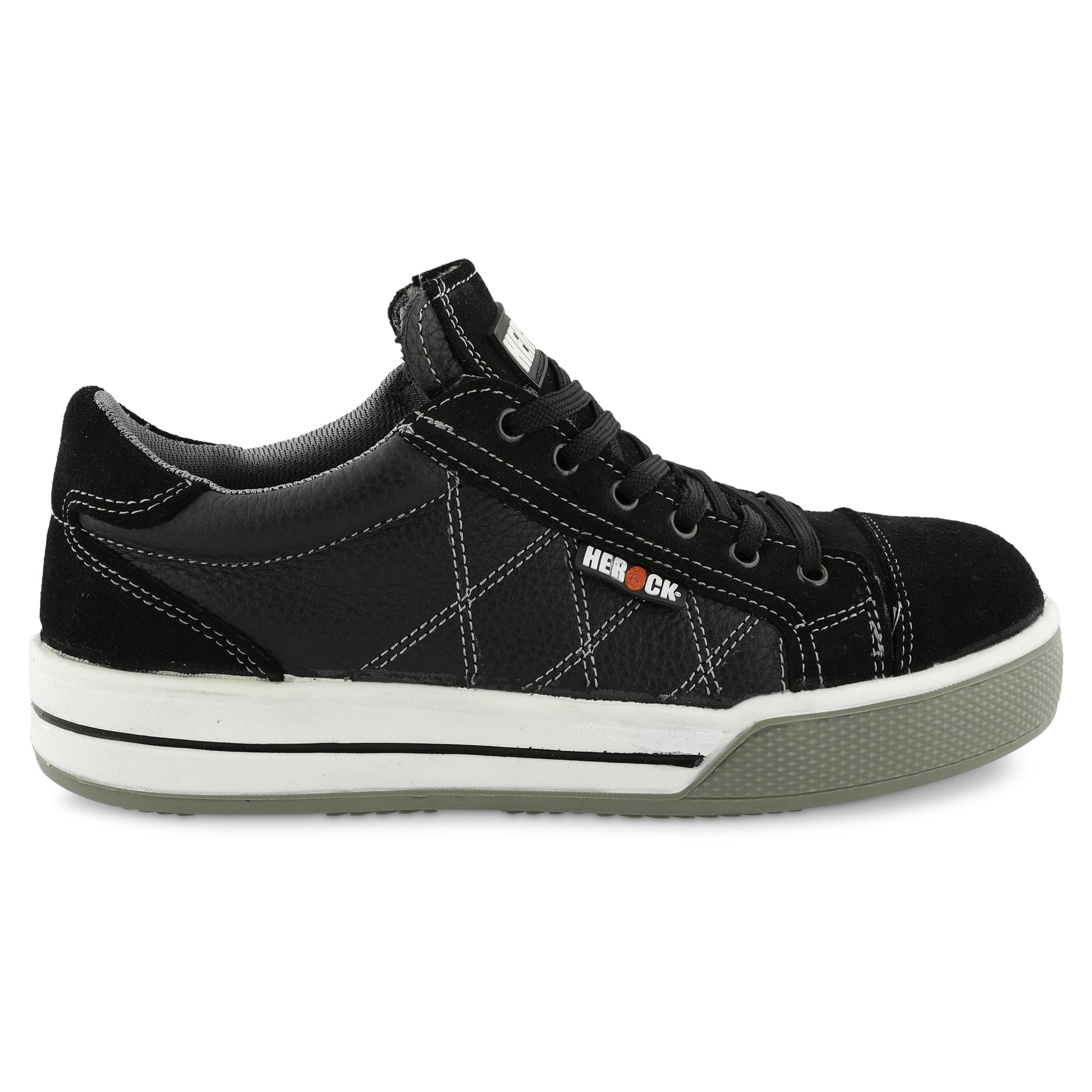 Herock Contrix Low S3 Sneakers in de kleur zwart