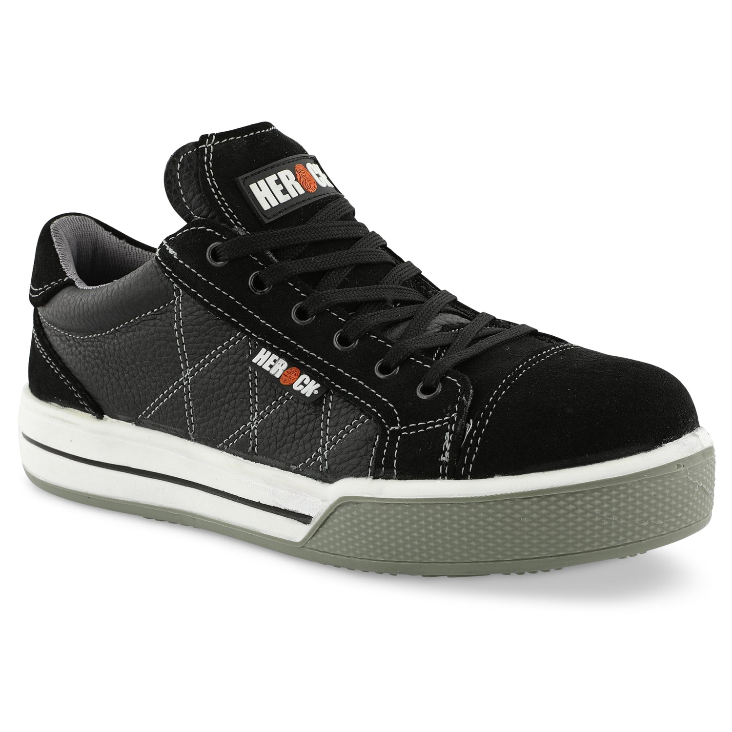 Herock Contrix Low S3 Sneakers in de kleur zwart