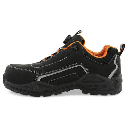 Herock Metron S3 Lage veiligheidsschoenen in de kleur zwart
