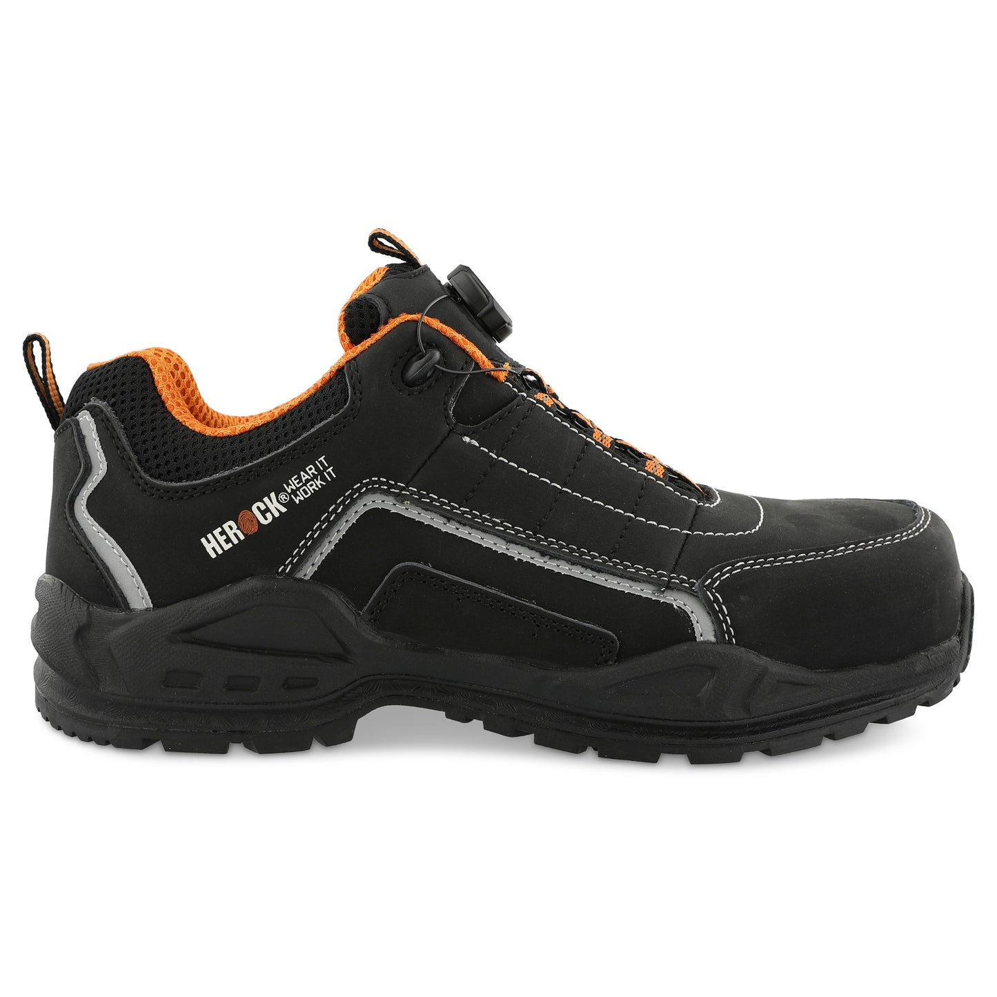 Herock Metron S3 Lage veiligheidsschoenen in de kleur zwart