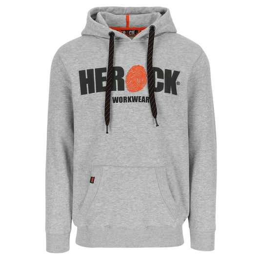 Herock Hero sweater met kap in de kleur licht heather grijs