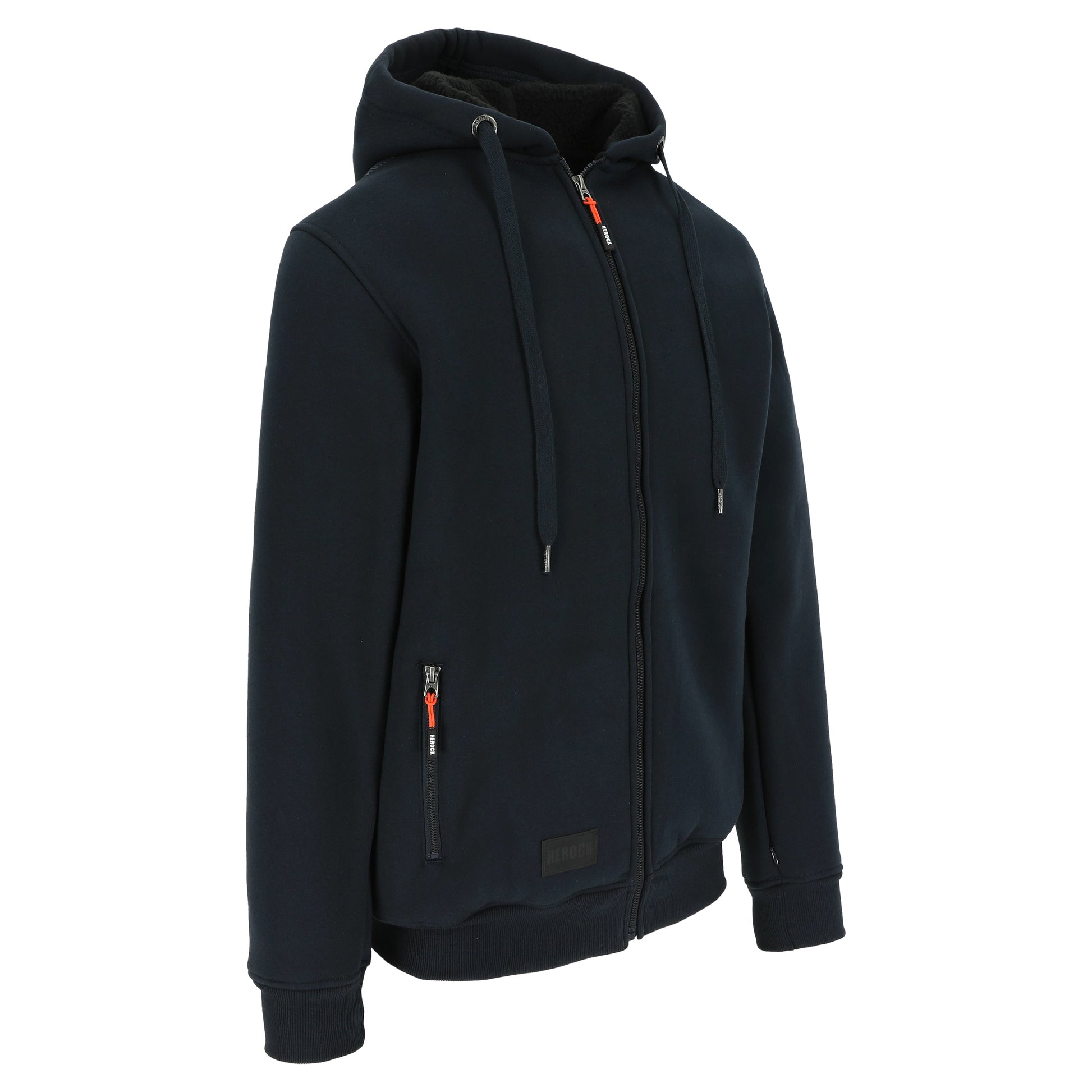 Herock Otis sweater met kap in de kleur marineblauw