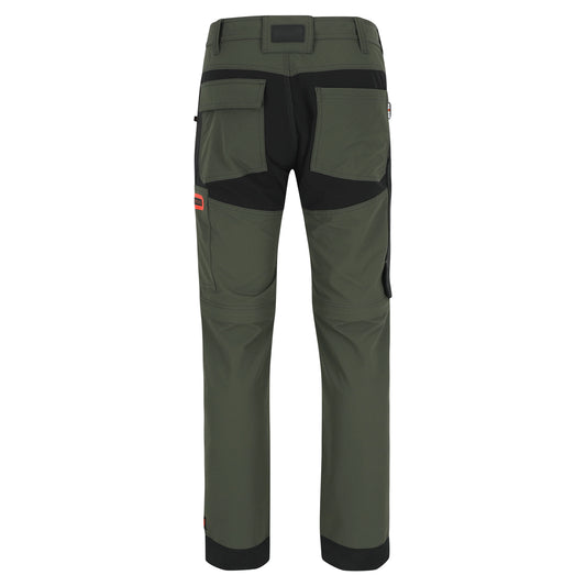 Herock Tornado zip-off  broek in de kleur donker khaki