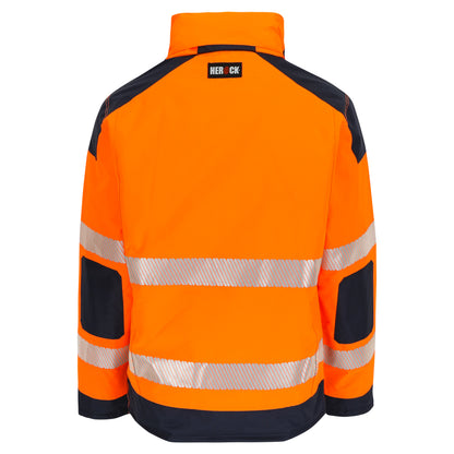 Herock Hodor jas Hoge zichtbaarheid in de kleur oranje-marineblauw