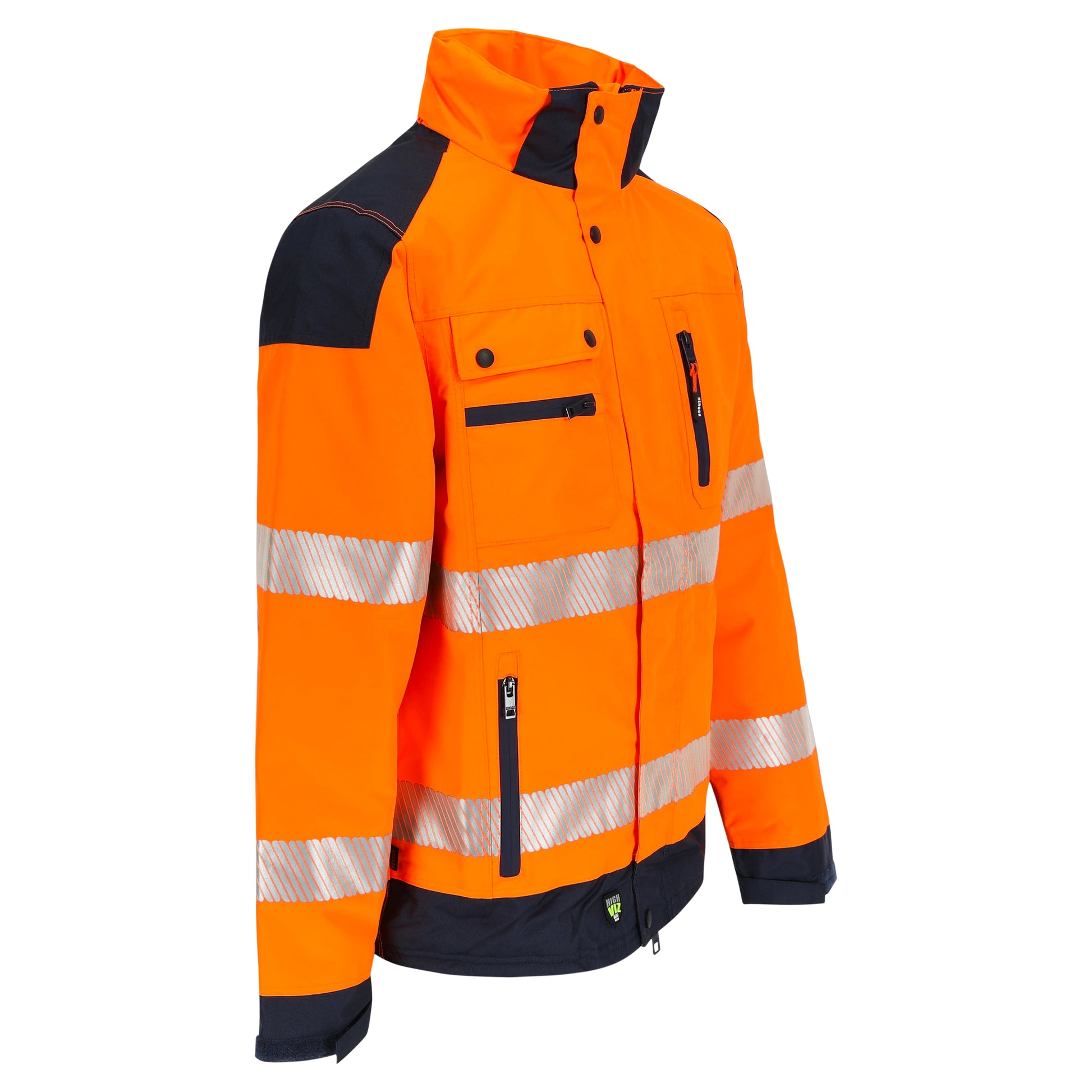 Herock Hodor jas Hoge zichtbaarheid in de kleur oranje-marineblauw