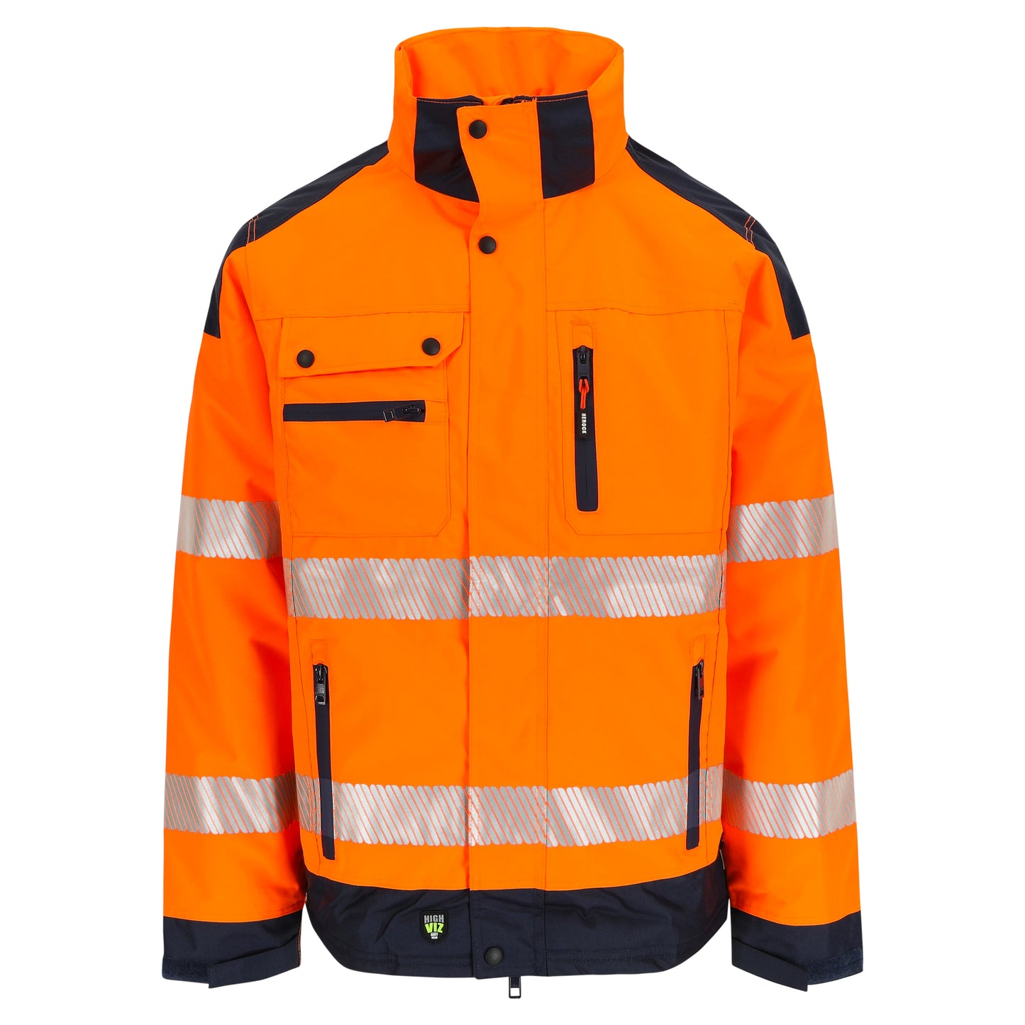 Herock Hodor jas Hoge zichtbaarheid in de kleur oranje-marineblauw