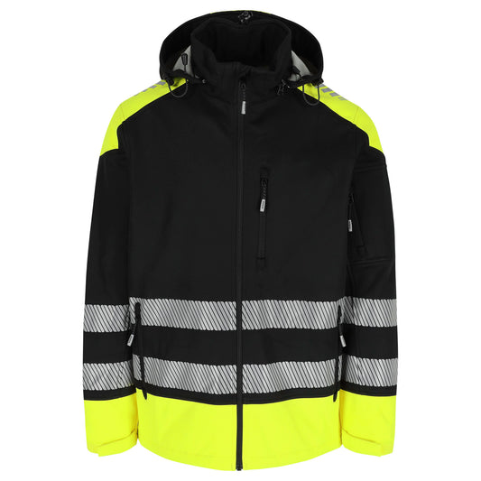Solar hoge zichtbaarheid softshell jas