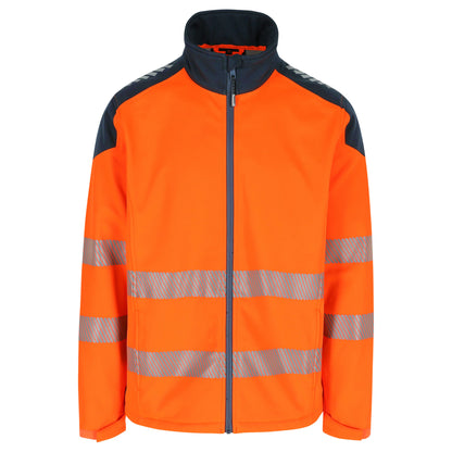 Herock Sirius hoge zichtbaarheid softshell jas Oranje Marineblauw