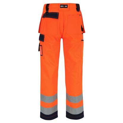 Herock Styx broek Hoge zichtbaarheid in de kleur oranje-marineblauw