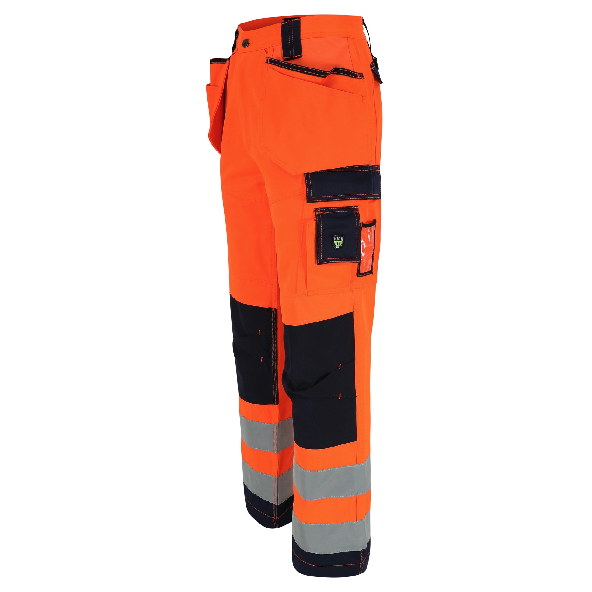 Herock Styx broek Hoge zichtbaarheid in de kleur oranje-marineblauw