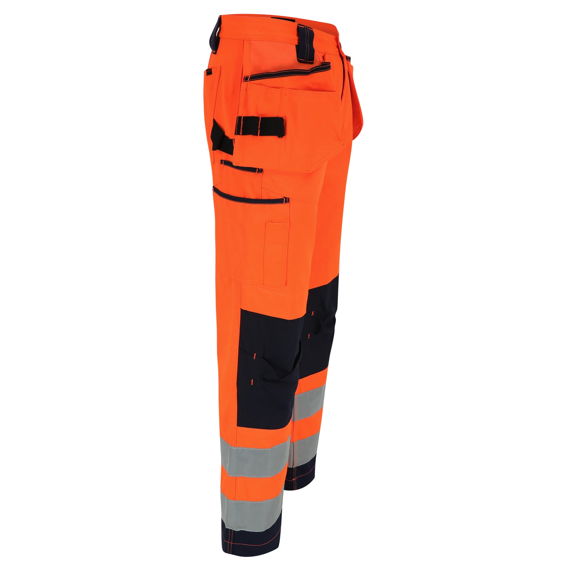 Herock Styx broek Hoge zichtbaarheid in de kleur oranje-marineblauw