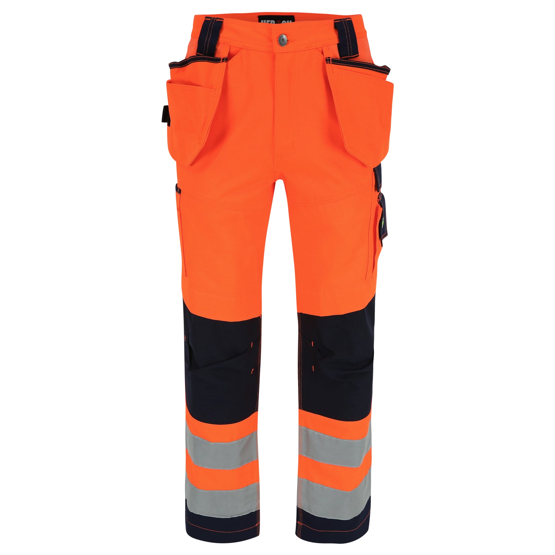 Herock Styx broek Hoge zichtbaarheid in de kleur oranje-marineblauw