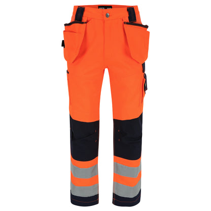 Herock Styx broek Hoge zichtbaarheid in de kleur oranje-marineblauw