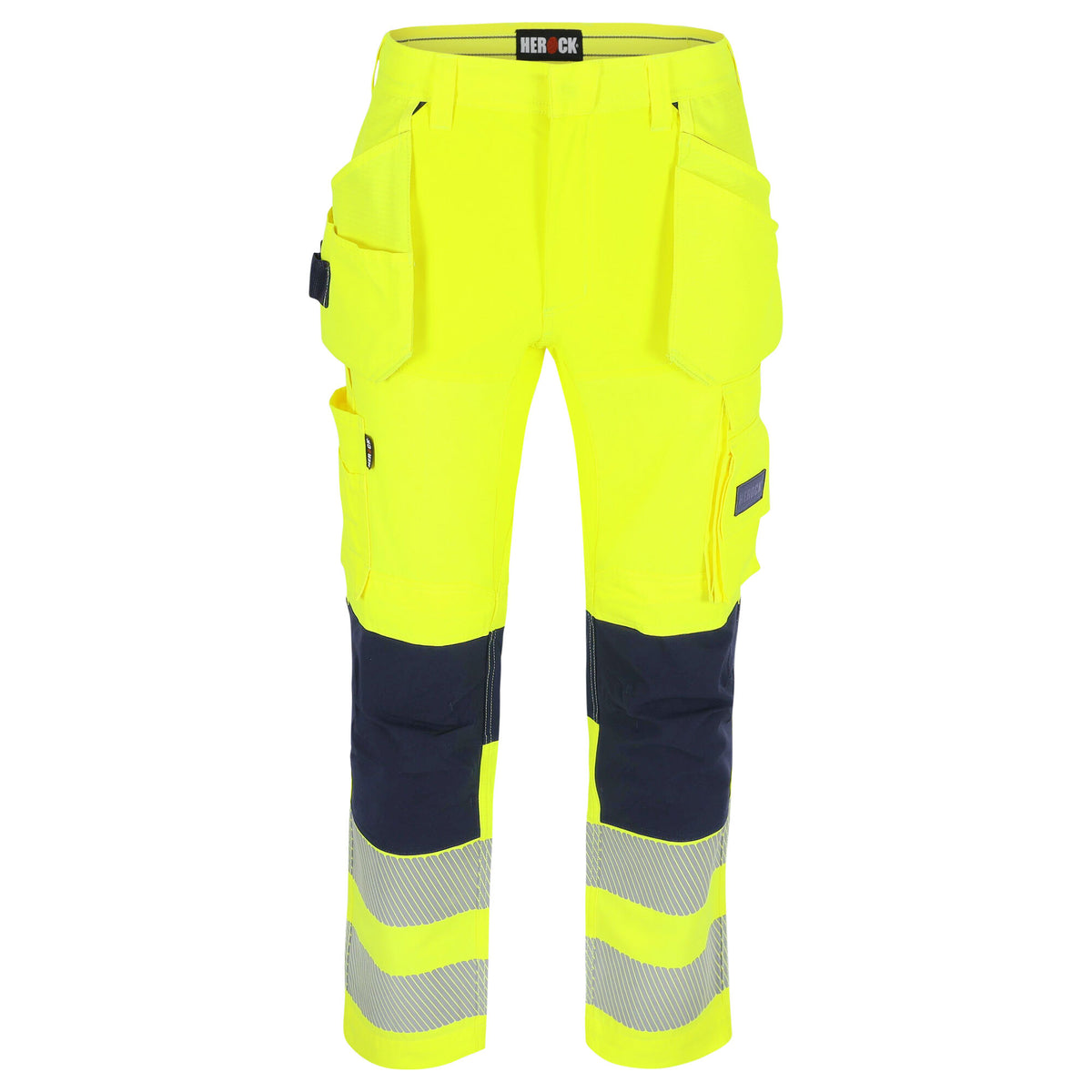Herock Spector hoge zichtbaarheid broek Geel Marineblauw