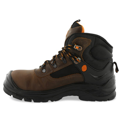 Herock Magnus High Compo S3 schoenen in de kleur bruin