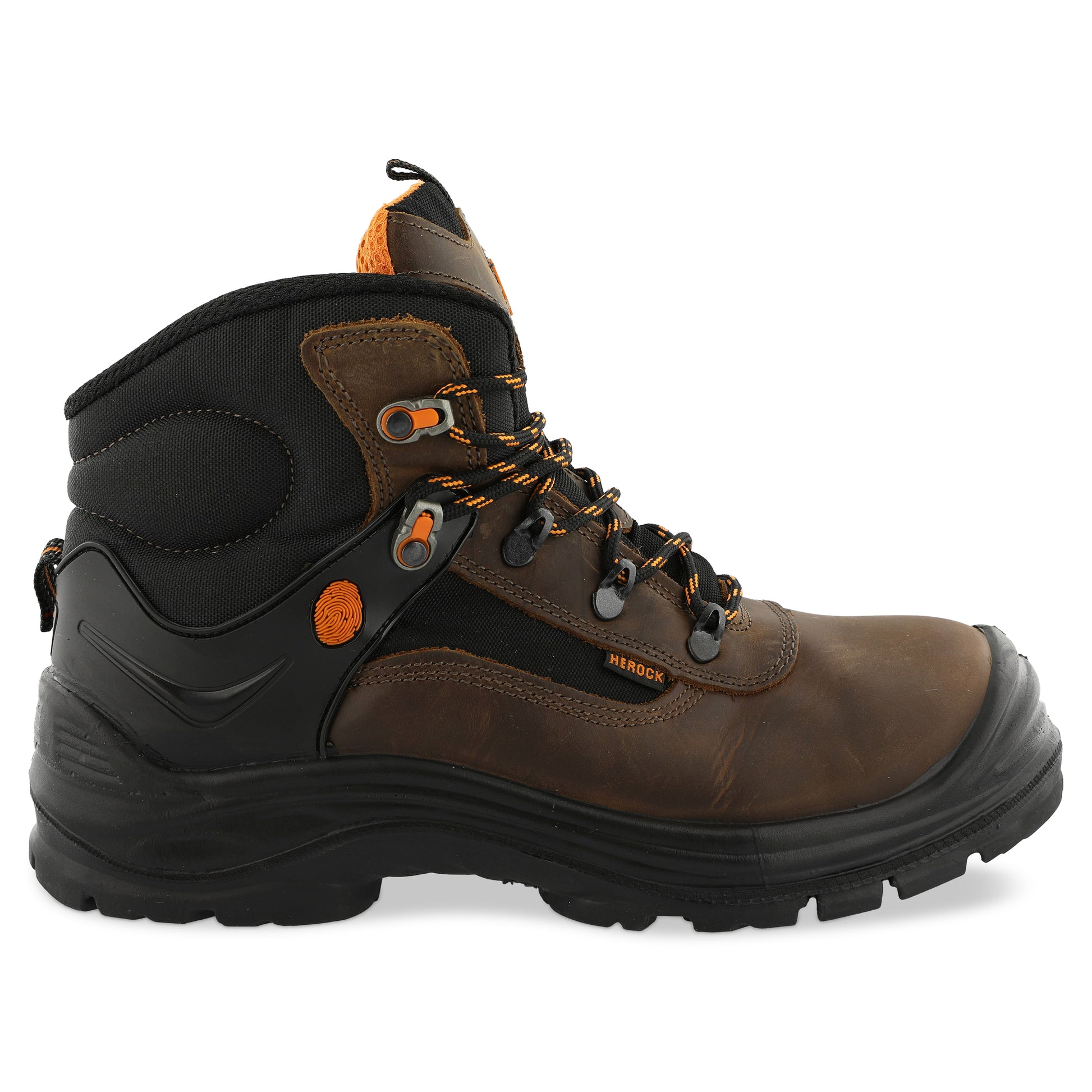 Herock Magnus High Compo S3 schoenen in de kleur bruin