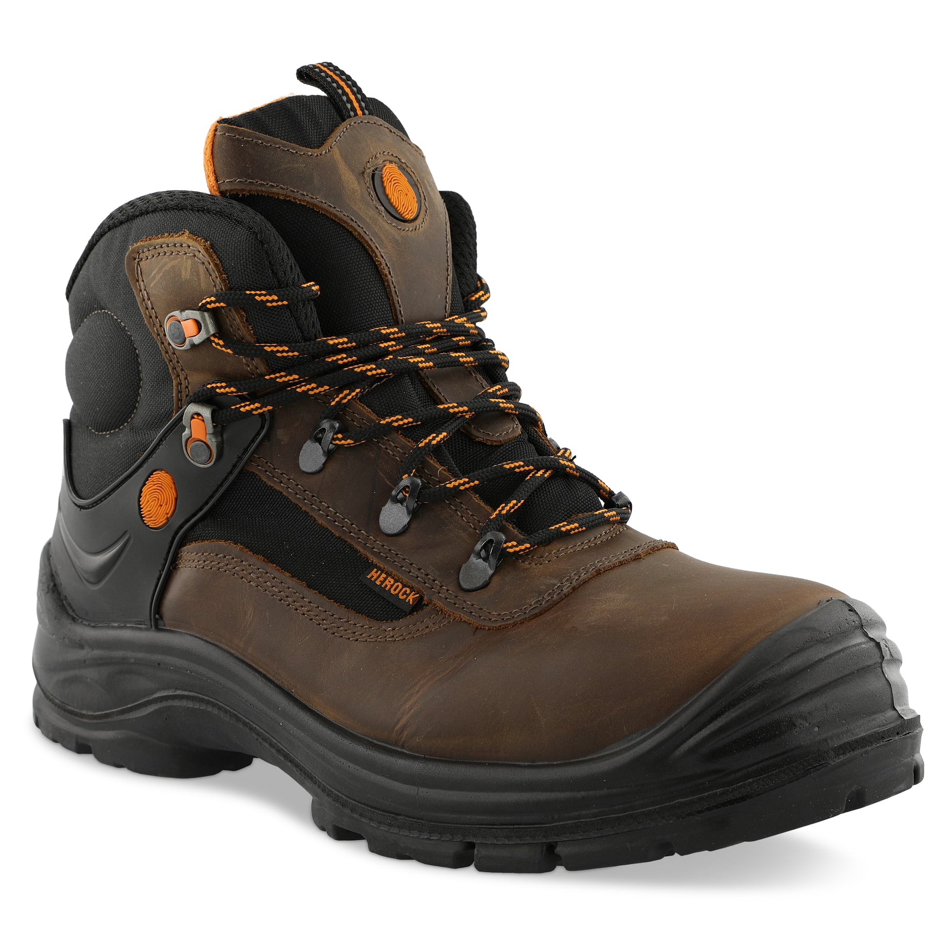 Herock Magnus High Compo S3 schoenen in de kleur bruin