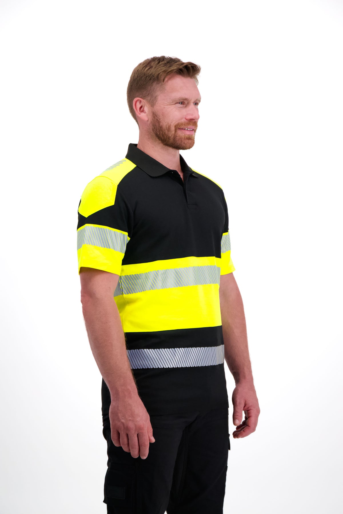 Herock Vega polo hoge zichtbaarheid korte mouwen