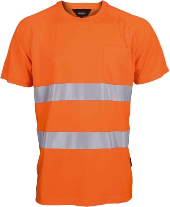 T-Shirt Hoge zichtbaarheid Oranje